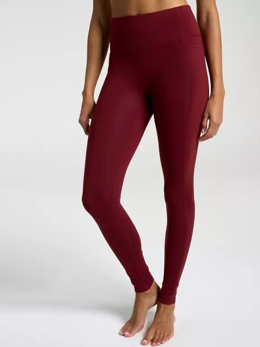 CALIA by Carrie Underwood High-Rise Burgundy Leggings